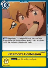 Patamon's Confession (P-023)
