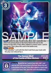 The Demon Wolf of the Castle of Nine Wolves (BT16-099)