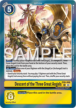 Descent of the Three Great Angels (EX6-068)