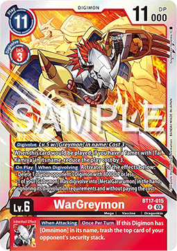 WarGreymon (BT17-015)