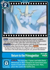 Return to the Primogenitor (BT17-097)