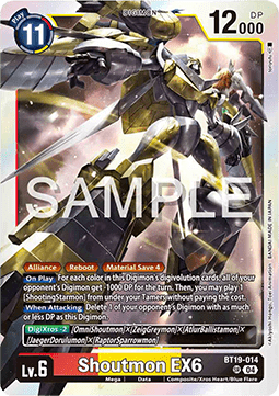 Shoutmon EX6 (BT19-014) (V.1)
