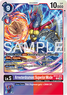 Arresterdramon: Superior Mode (BT21-072)