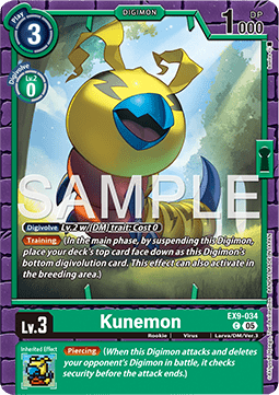 Kunemon (EX9-034) (V.1)