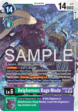 Belphemon: Rage Mode (EX10-022) (V.1)