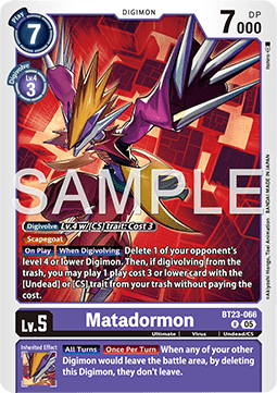 Matadormon (BT23-066)