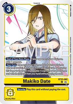 Makiko Date (BT23-082) (V.1)