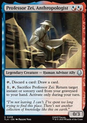 Professor Zei, Anthropologist