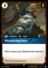 Plundering Poro