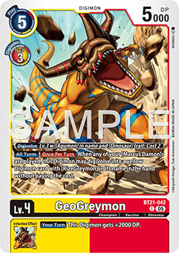 GeoGreymon (BT21-042) (V.1)