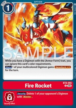 Fire Rocket (BT8-095) (V.1)