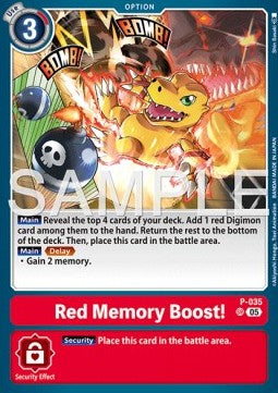 Red Memory Boost! (P-035)