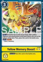 Yellow Memory Boost! (P-037)