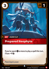Prepared Neophyte