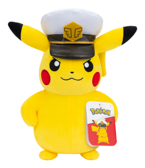 Pokémon 20 cm Plüschfigur Captain Pikachu