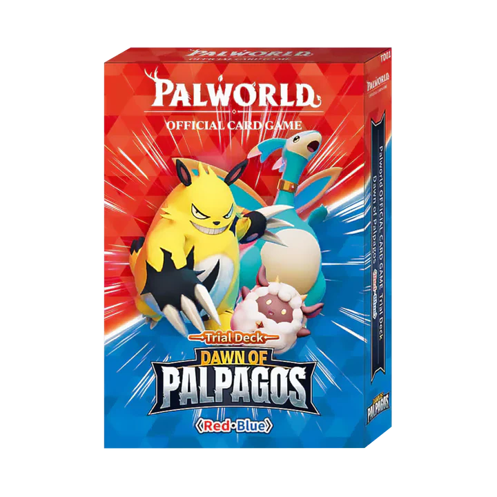 Palworld Official Card Game - Dawn of Palpagos - Red-Blue Trial Deck