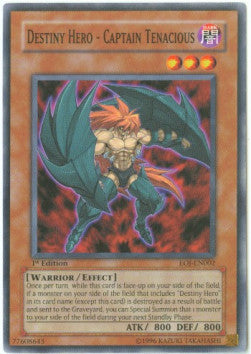 Destiny HERO - Captain Tenacious - Enemy of Justice (Common) [EOJ-002]