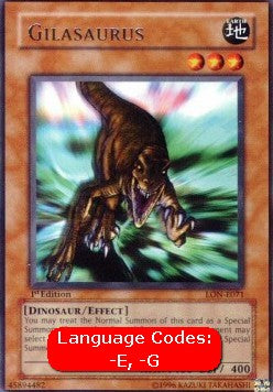 Gilasaurus (V.1 - Rare) - Labyrinth of Nightmare (Rare) [LON-071]