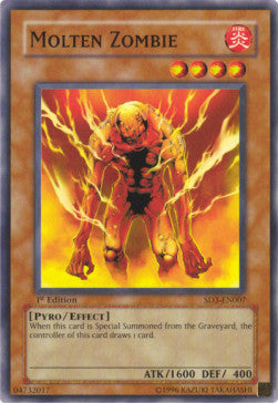 Molten Zombie - Structure Deck: Blaze of Destruction (Common) [SD3-007]