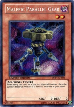 Malefic Parallel Gear - 3D Bonds Beyond Time Movie Pack (Secret Rare) [YMP1-003]