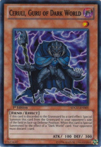 Ceruli, Guru of Dark World - Structure Deck: Gates of the Underworld (Super Rare) [SDGU-003]