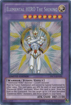 Elemental HERO The Shining - Premium Collection (Secret Rare) [PRC1-V01]