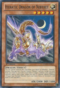 Hieratic Dragon of Nebthet - Galactic Overlord (Common) [GAOV-021]