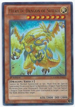 Hieratic Dragon of Sutekh (V.1 - Ultra Rare) - Galactic Overlord (Ultra Rare) [GAOV-025]