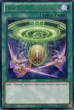 Hieratic Seal of Convocation - Galactic Overlord (Rare) [GAOV-056]