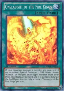Onslaught of the Fire Kings - Structure Deck: Onslaught of the Fire Kings (Super Rare) [SDOK-022]