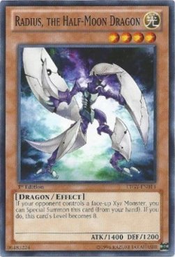 Radius, the Half-Moon Dragon - Lord of the Tachyon Galaxy (Common) [LTGY-014]