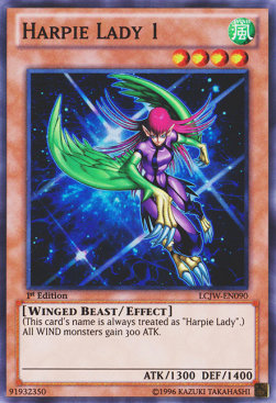 Harpie Lady 1 - Legendary Collection 4: Mega Pack (Super Rare) [LCJW-090]