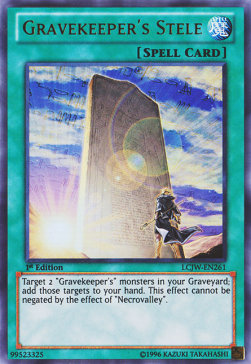 Gravekeeper's Stele - Legendary Collection 4: Mega Pack (Ultra Rare) [LCJW-261]