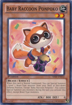 Baby Raccoon Ponpoko - Shadow Specters (Common) [SHSP-014]