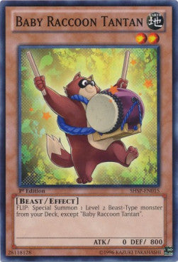 Baby Raccoon Tantan - Shadow Specters (Common) [SHSP-015]