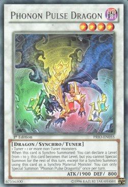 Phonon Pulse Dragon - Primal Origin (Rare) [PRIO-055]