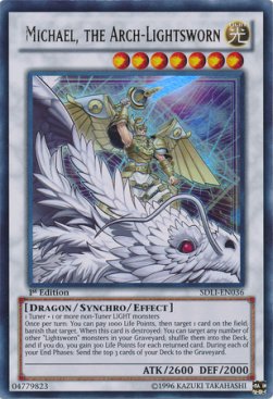 Michael, the Arch-Lightsworn - Structure Deck: The Realm of Light (Ultra Rare) [SDLI-36]