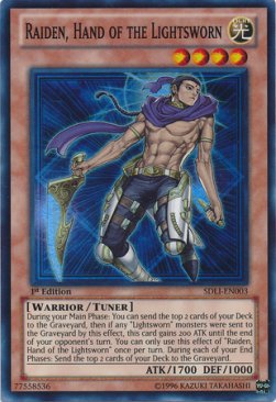 Raiden, Hand of the Lightsworn - Structure Deck: The Realm of Light (Super Rare) [SDLI-003]