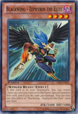 Blackwing - Zephyros the Elite - Structure Deck: The Realm of Light (Common) [SDLI-022]