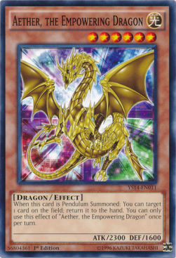 Aether, the Empowering Dragon - Super Starter: Space-Time Showdown (Common) [YS14-011]
