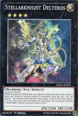 Stellarknight Delteros (V.1 - Secret Rare) - Duelist Alliance (Secret Rare) [DUEA-053]