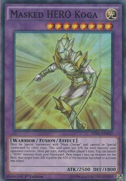 Masked HERO Koga - Structure Deck: HERO Strike (Super Rare) [SDHS-042]