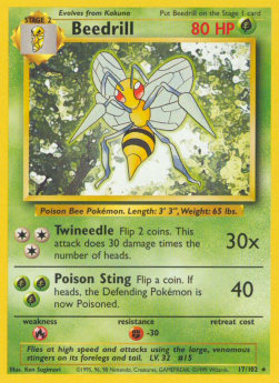 Beedrill - Base Set (Rare) [BS-17]