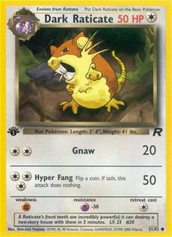 Dark Raticate - Team Rocket (Common) [TR-51]