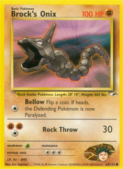 Brock's Onix - Gym Heroes (Common) [GH-69]