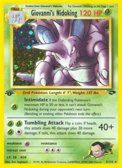 Giovanni's Nidoking - Gym Challenge (Holo Rare) [GC-7]