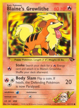 Blaine's Growlithe