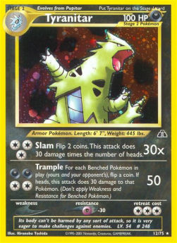 Tyranitar - Neo Discovery (Holo Rare) [NDI-12]