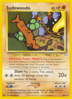 Sudowoodo - Neo Revelation (Rare) [NR-26]