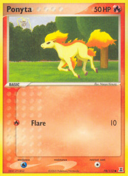 Ponyta - EX Delta Species (Common) [DS-78]